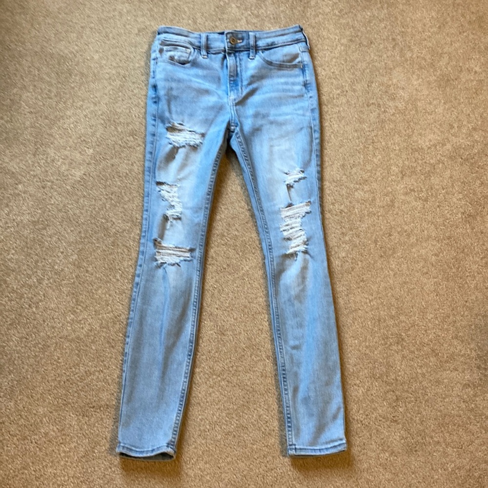 Hollister high rise super skinny jeans